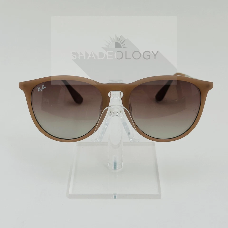 Nuevas gafas de sol Ray-Ban Erika RB4171 6000/68 2N lente degradada arena mate 54 mm Foto 2 de 4