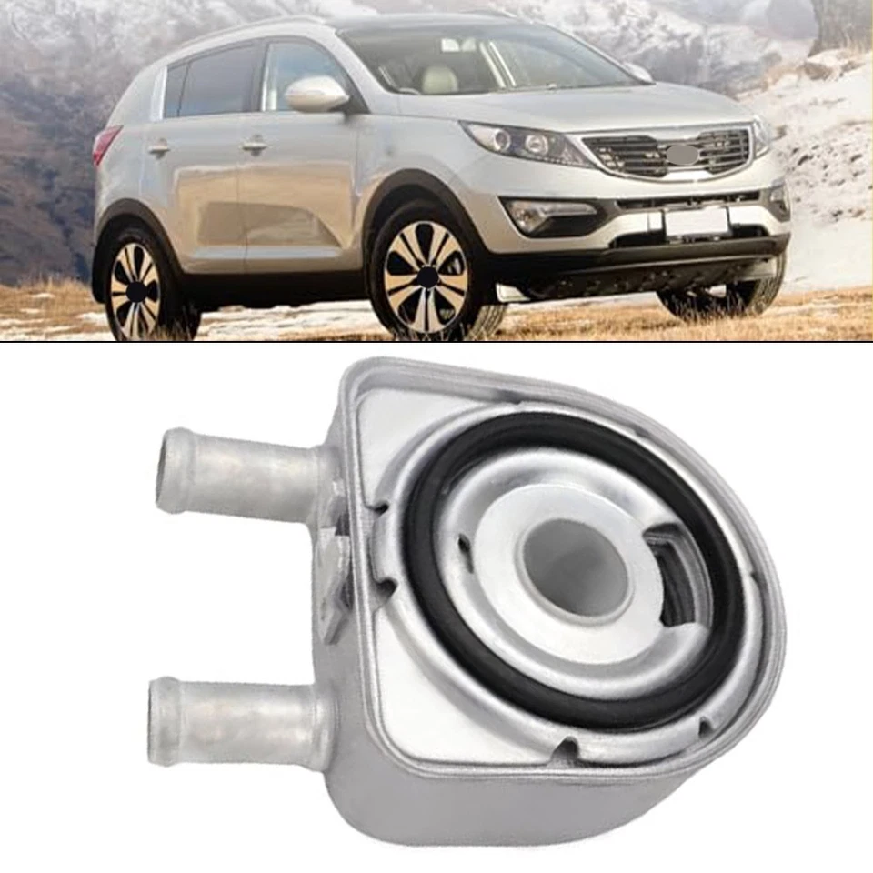 Enfriador de aceite de motor para Hyundai Sonata 2006 2015 número de pieza 264102G000 aluminio Foto 2 de 4