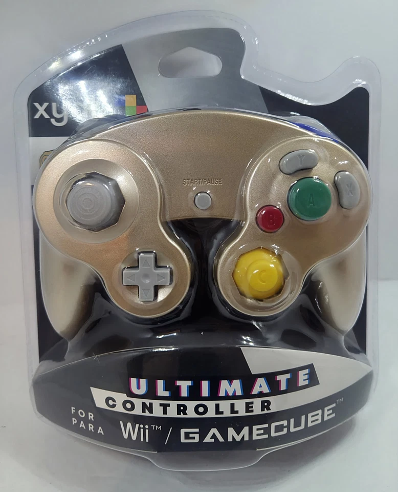 Brand New Controller for Nintendo GameCube Wii Switch Gold XYAB - Image 3 of 4