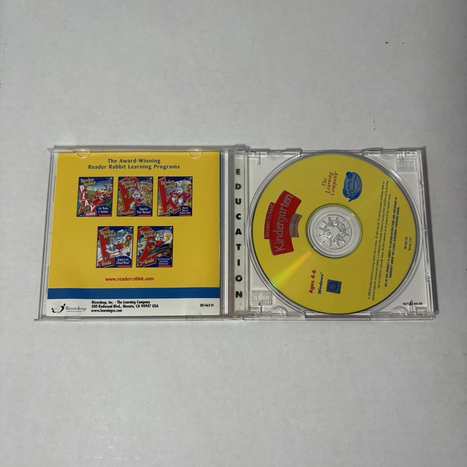 Reader Rabbit's KINDERGARTEN Ages 4 to 6 Educational PC Software - Image 2 of 3