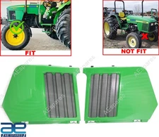 LH & RH Side Grille Panel Set Fits For John Deere 5103, 5303 RE177478 RE177477