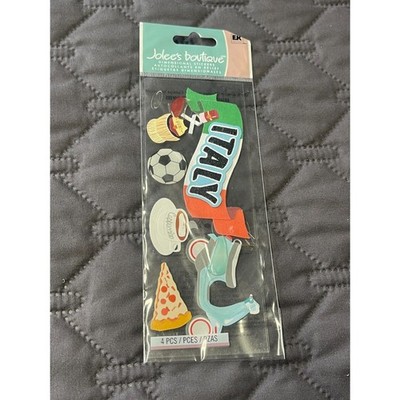 NEW Jolee's Boutique Stickers Italy- Scrapbooking, Junk Journaling Crafts, 2011