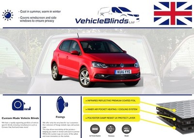 Thermo Rollos für Volkswagen Polo (2009-2017) 5-Türer