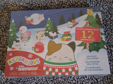 NEW in Box Sealed - "MICROMALLOWS" by Squishmallows 12 piece Holiday Calendar