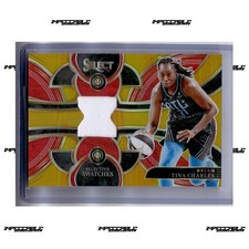 2024 Panini Select WNBA - Gold Prizm #SW-TC Tina Charles Patch Relic 1/10