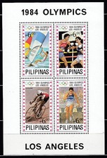Philippines - Feuilles Yvert 20 ** MNH Olympiades De Los Angeles