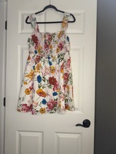 Cupshe Country Blossoms Floral Mini Dress Large Nwt