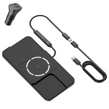Wireless Charger Car Magnetic Charging pad Fast Wireless Phone Charger Cell P...