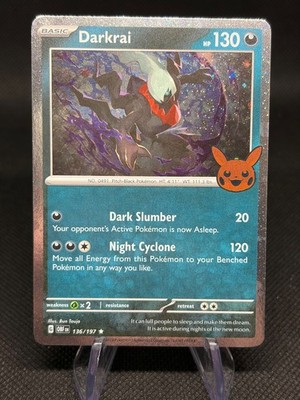Darkrai - 136/197 - Rare - Cosmos Holo (Trick or Trade 2024) - Near Mint