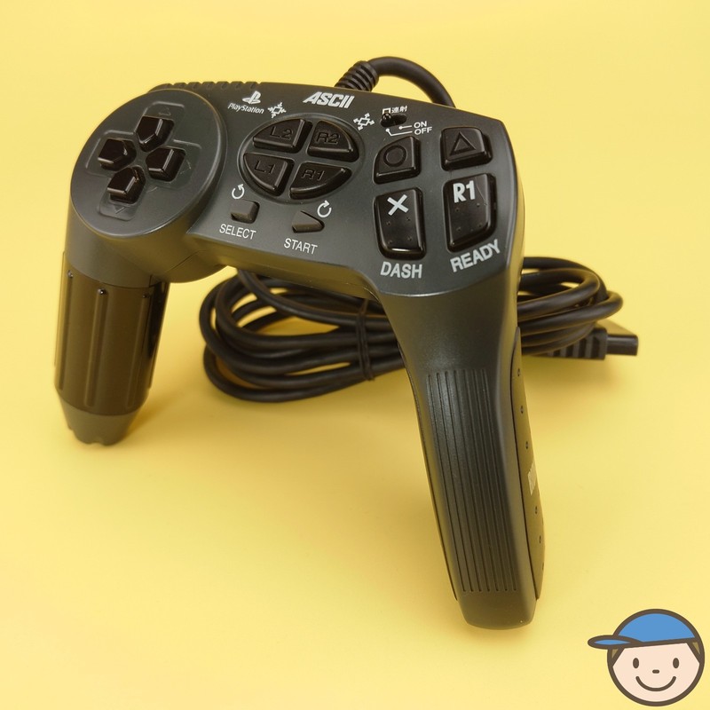 PS1 Biohazard Controller for PlayStation SLPH-00060 ASCII Resident Evil Tested