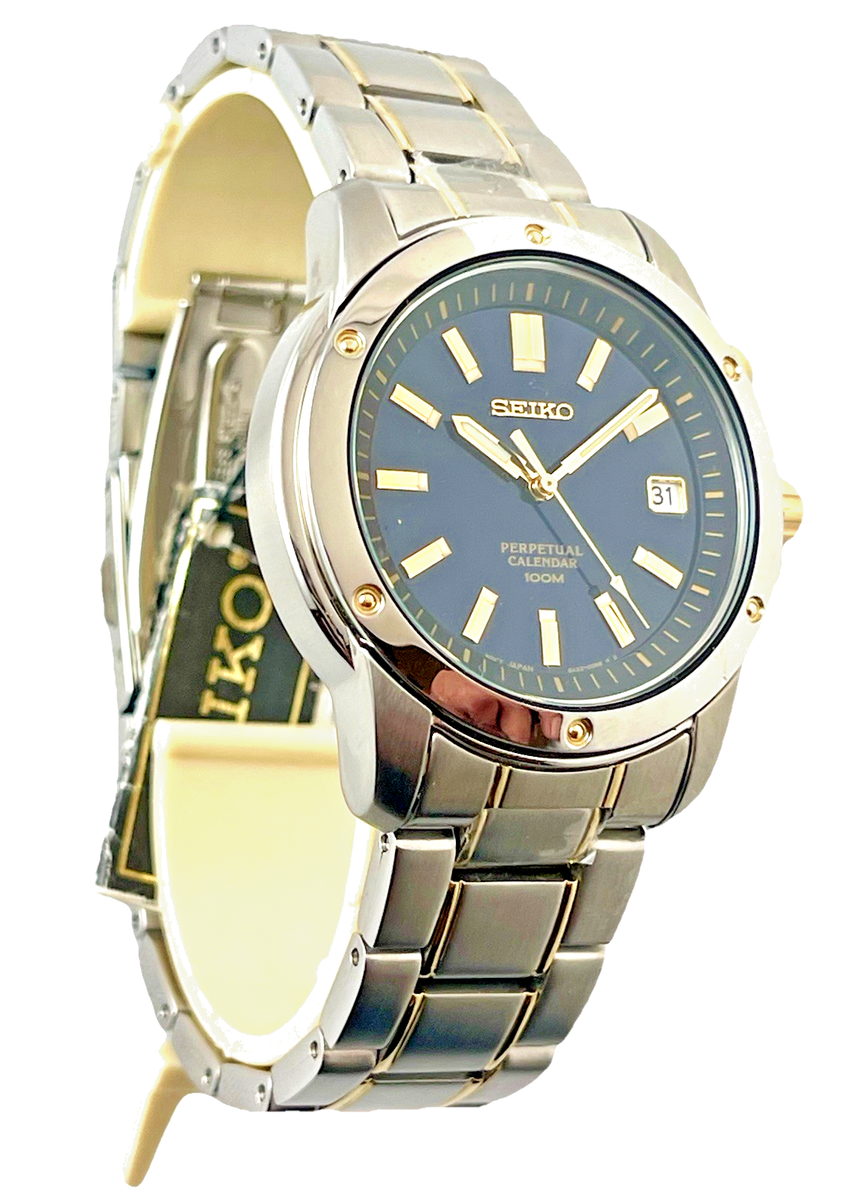 Seiko Perpetual Calendar Men's Watch SNQ010