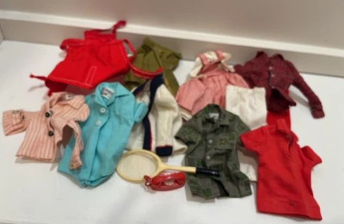 Vintage Ideal Tammy, Barbie,  Ken Doll 1960's Lot of Clothes & Accessories,