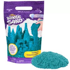 Kinetic Sand 2Lb Twinkly Teal Shimmer Sand