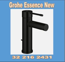GROHE Essence 322162431 Single-Handle Bathroom Faucet Matte Black New Open Box