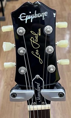 Guitare électrique EPIPHONE Les Paul Standard années 50 avec étui souple - Photo 5/9