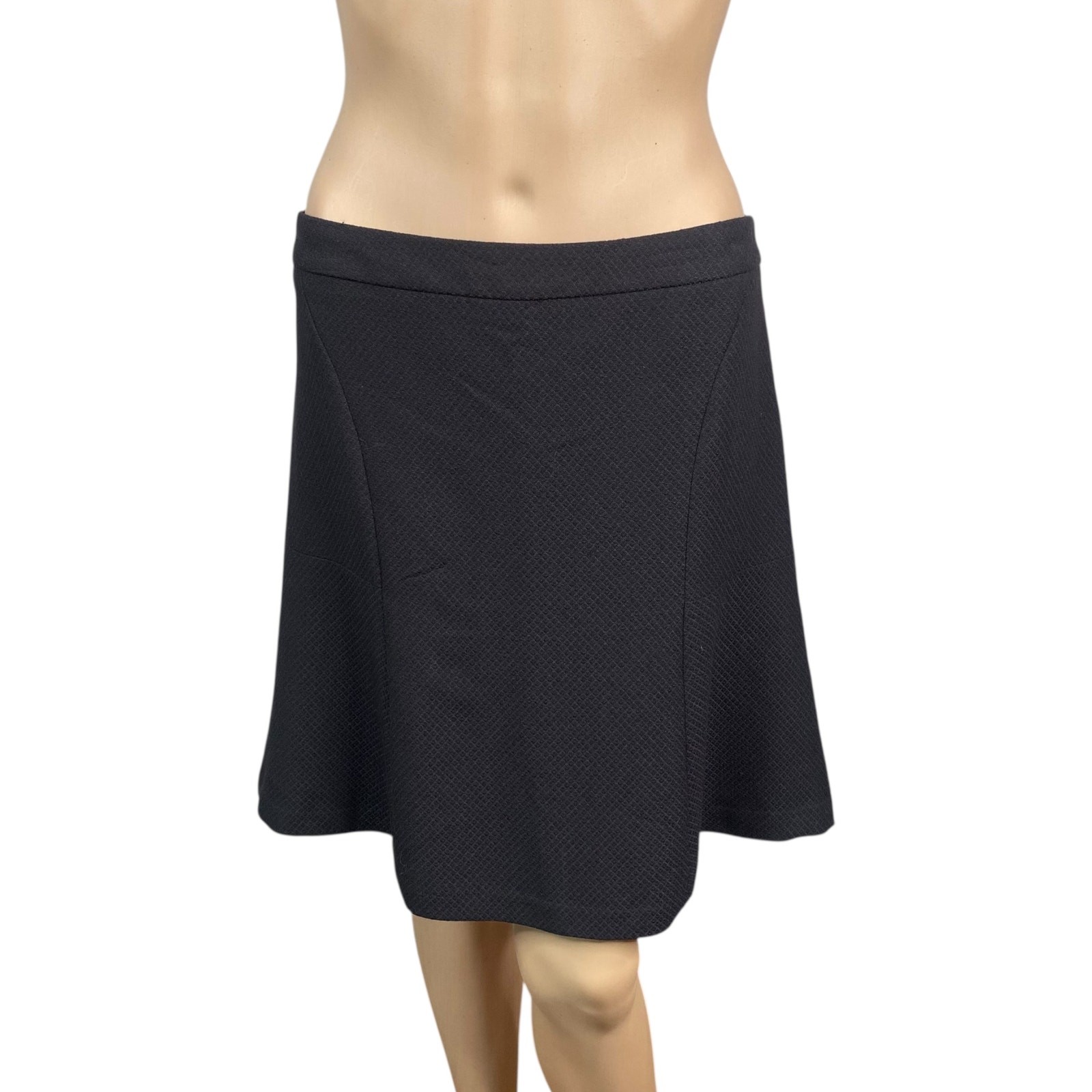 FILA Savile Row London Minigonna A Line in tweed nero Taglia 6