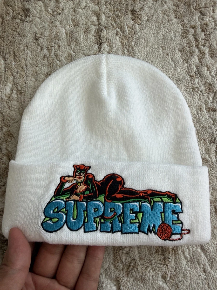 Supreme Beanie White Hats for Men for sale - eBay