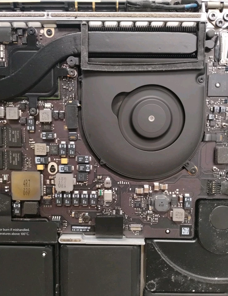 Apple MacBook Pro A1398 15" Retina 2012 i7-3615QM 8GB RAM No SSD For Parts AS IS - Image 4 of 4