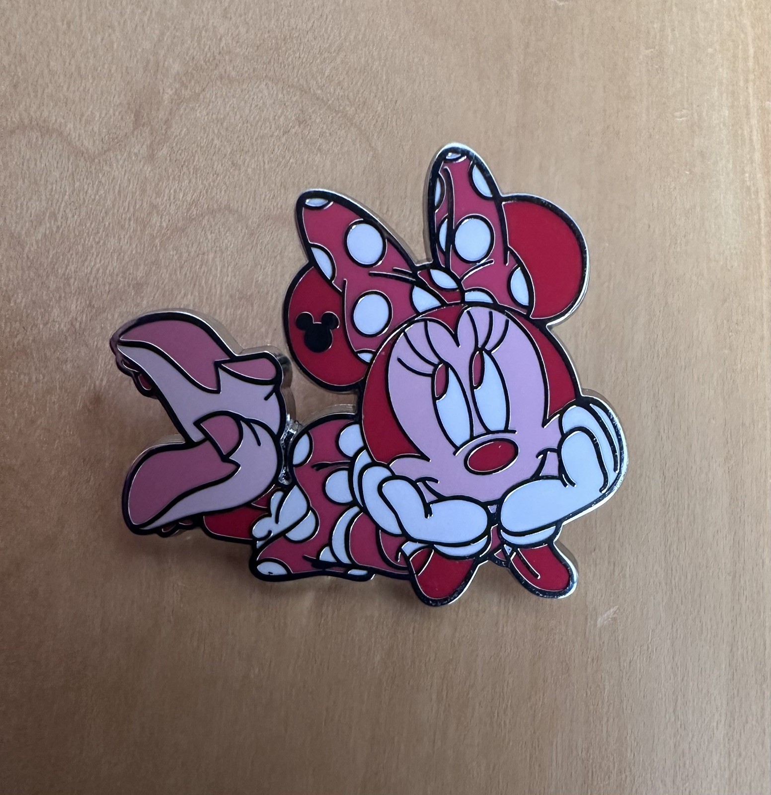 Disneyland 2025 Hidden Mickey Pin - Pink Color Story Minnie Mouse  - Wave B DLR