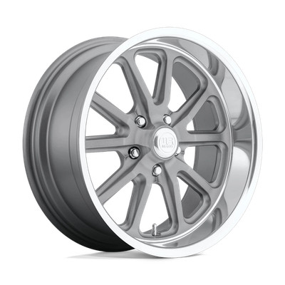 US Mags Rambler U111 18x8 +1 Gunmetal w/Machined Lip Wheel 5x114.3 5x4.5 (QTY 4)