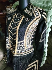 WESTERN PLEASURE SHOW SHIRT JACKET HORSEMANSHIP SHOWMANSHIP HORSE HOBBY