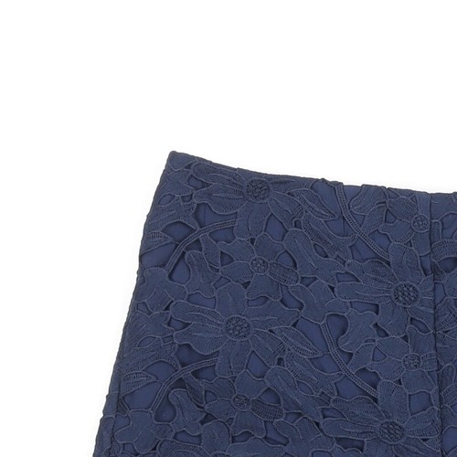 Mango Women's Blue Culotte Shorts, Size 10 - Picture 11 of 12