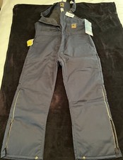 Berne Workwear NWT Men's Insulated Bib Overalls Navy XL