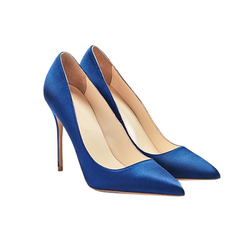 Women's Pointed Toe 10cm High Heels Pumps Shoes Thin Slip On Dress Party Shoes - Picture 29 of 31