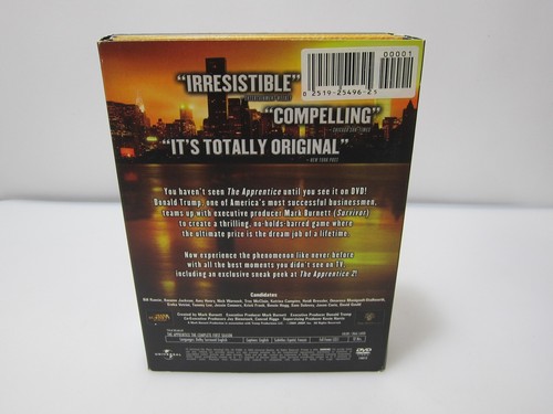 The Apprentice - The Complete First Season (DVD, 2004, 5-Disc Set) Donald Trump - Foto 2 di 4