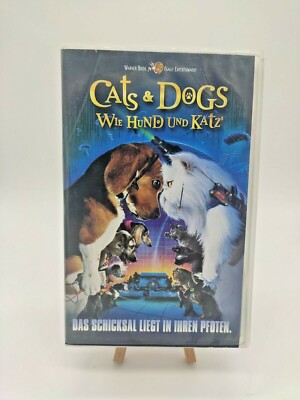 VHS Videokassette I Cats & Dogs Wie Hund und Katz I Sammler Klassiker I TOP 