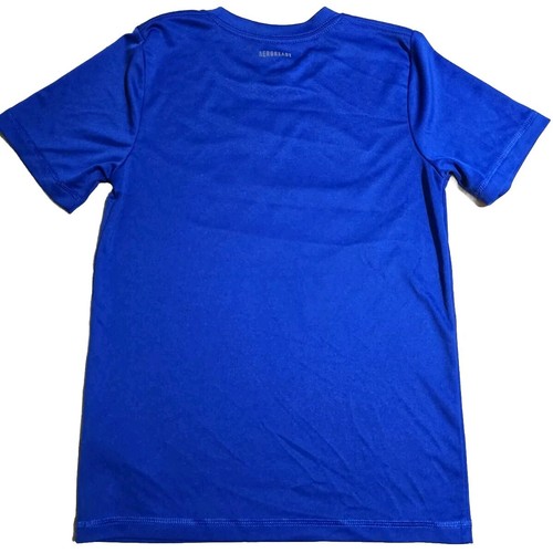 Adidas Aeroready Boys Baseball T-Shirt - Blue - Size 7 - Picture 4 of 5