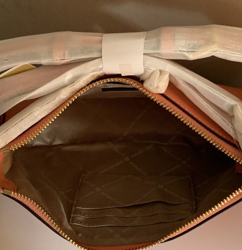 Michael Kors Jet Set Travel Crossbody Bag Orange Sherbet Colour NWT - Picture 13 of 14
