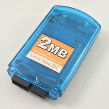 GAME MAK DC 2MB 400 block Memory Card CLEAR BLUE for Dreamcast 2025