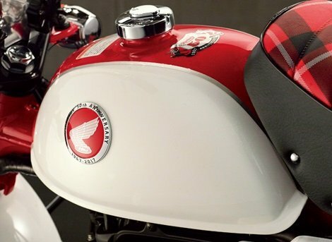 HONDA Official Monkey 50th anniv. Model Z50 WING Tank Emblem/Tank
