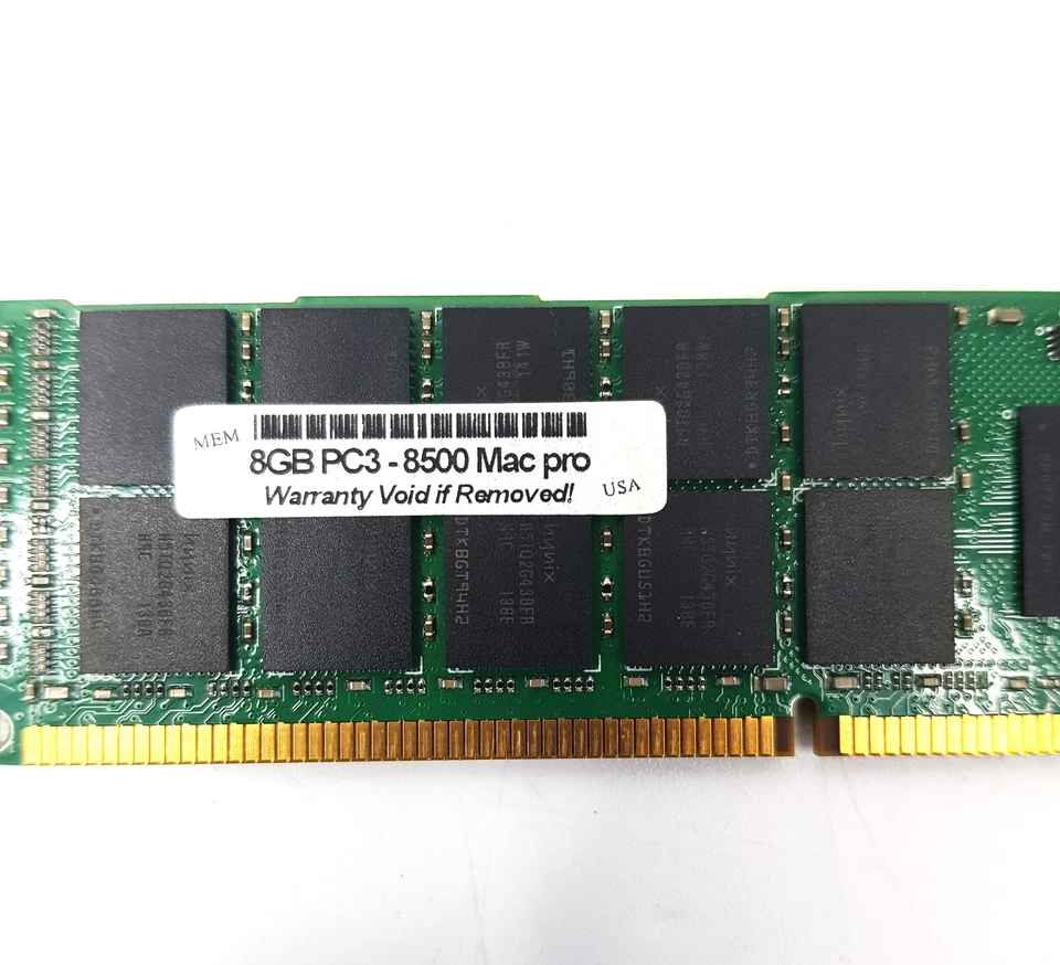 Genuine Apple MAC Pro 8GB PC3-8500 DDR3 1066MHz Memory Ram Module - Image 3 of 3