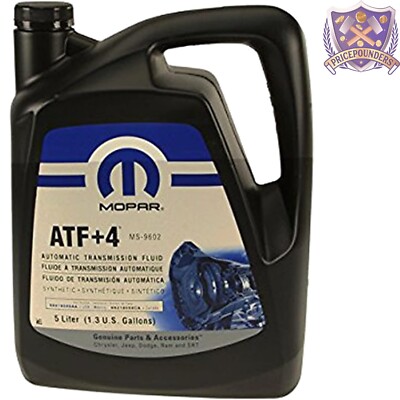 5L Machined Exterior ATF+4 Fluid - Efficient Transmission Fluid for Any Vehicle