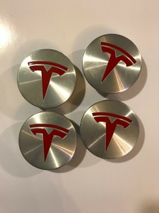 Details About Used Eom Tesla Model S Model X Wheel Center Caps Set Of 4