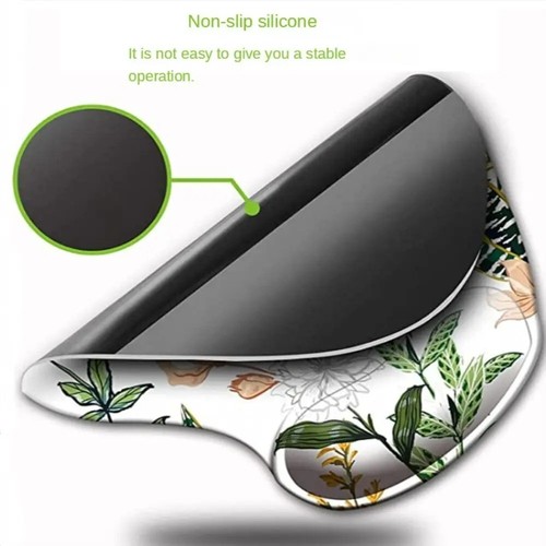 Mousepad Silicone Non Slip Wrist Rest Mouse Pad Hand Support Ergonomic Mice Mat - Picture 3 of 20