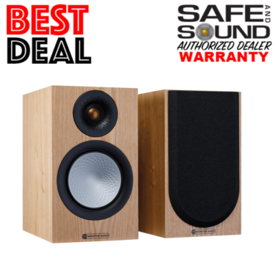 MONITOR AUDIO SILVER 50 7G BOOKSHELF SPEAKERS (PAIR) ASH | eBay