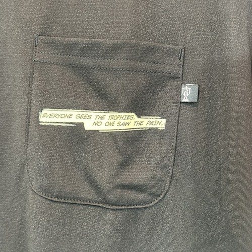 STUDENTS Golf Regional Tour Champ Mock Neck T-Shirt black large new with tags - Picture 3 of 9