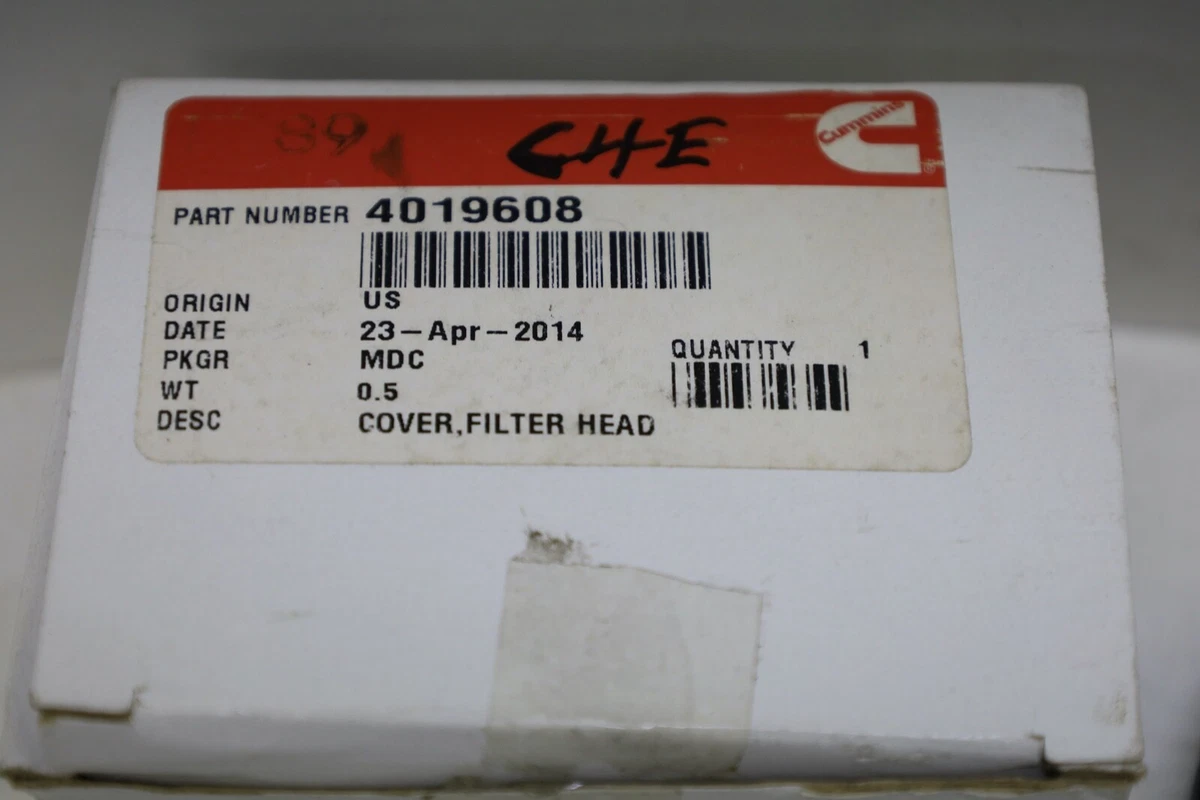4019608 NEW Genuine OEM Cummins Filter Head Cover | eBay