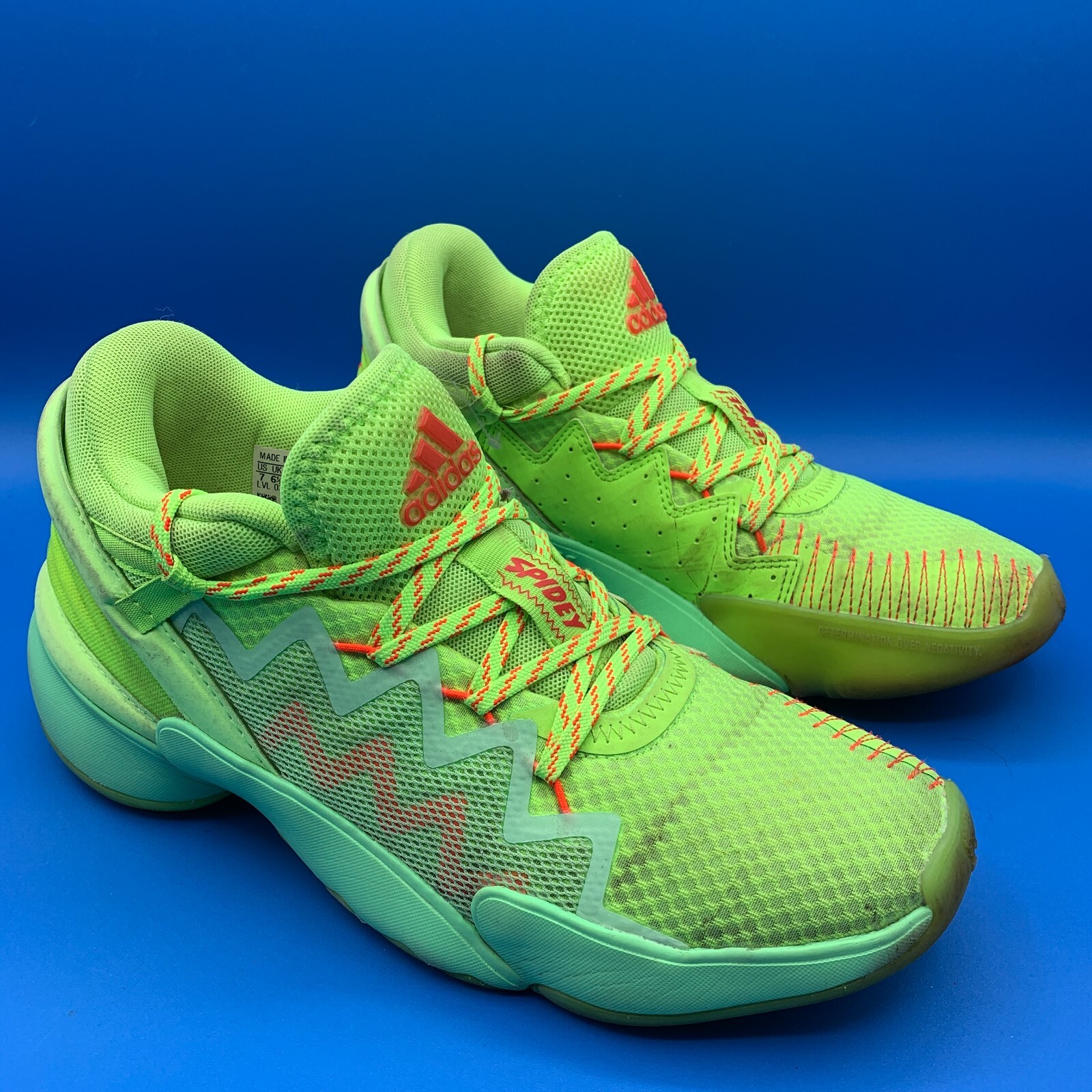 Adidas DON Issue 2 Spidey Sense Mens Size 7 Shoes Sneakers Green Athletic  fu7385 | eBay