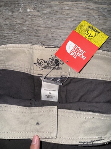 The North Face A five Series Women's Sz 10 Cropped Couldawoulda Capri Dark Gray - Picture 4 of 6