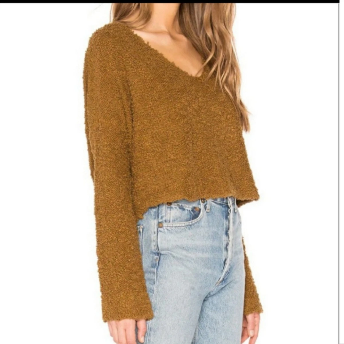 Free People Popcorn Pullover Sweater Size XS eBay