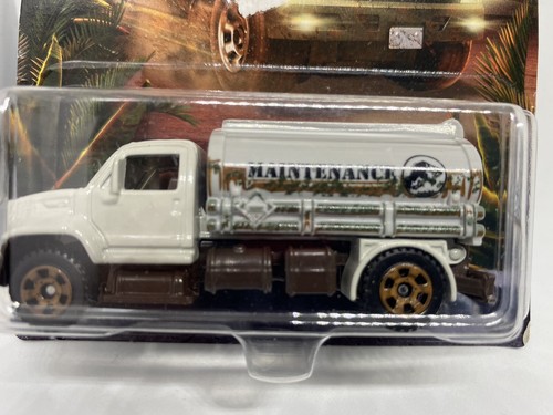 Camión cisterna utilitario de mantenimiento Jurassic Park 1:64 coche caja de cerillas - raro sin usar en paquete - Imagen 2 de 5