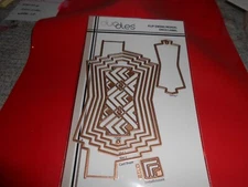 Duo Dies Metal Die Cutting-Flip Swing Reveal Deco Label