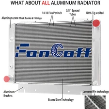 3 Row Aluminum Radiator For 1960-1963 1961 Ford Galaxie/ Galaxie 500 L6 V8 US