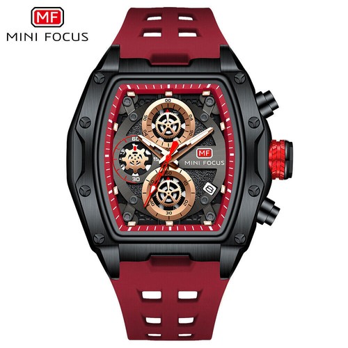 MINI FOCUS Men Watch Full Blue Military Wristwatch Luminous Hand Boy Sport Watch - Picture 16 of 29