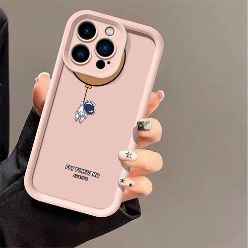 For OPPO VIVO Infinix Case Cute Astronaut ShockProof Phone Cover Back Cartoon - Picture 13 of 14