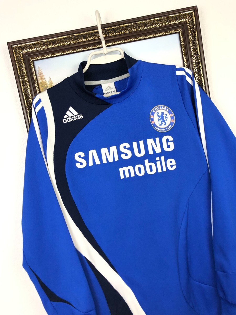 Vintage Adidas Chelsea Football Sweatshirt Soccer Track Top